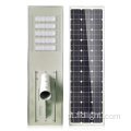 Luz de rua led solar integrada de 120 w